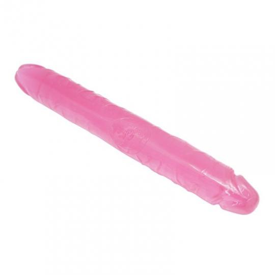 Dildo fallo doppio vaginale anale rosa realistico sex toy coppia