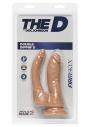 Fallo realistico doppio vaginale anale con ventosa dildo maxi mini the D double