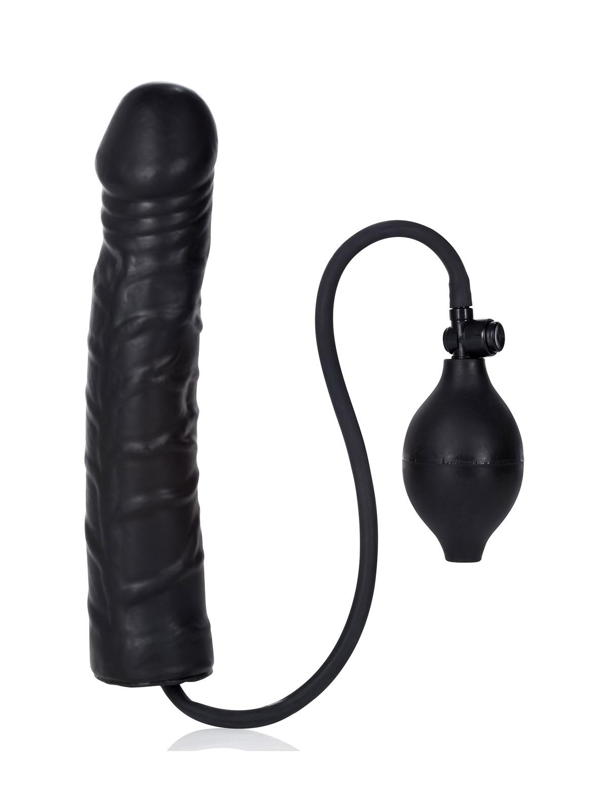 Fallo Vaginale realistico dildo gonfiabile nero sex toys black stud 9,5