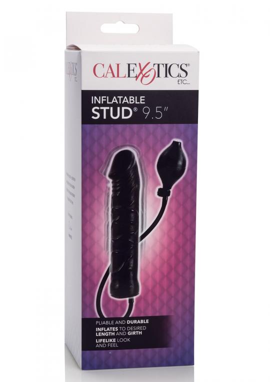 Fallo Vaginale realistico dildo gonfiabile nero sex toys black stud 9,5