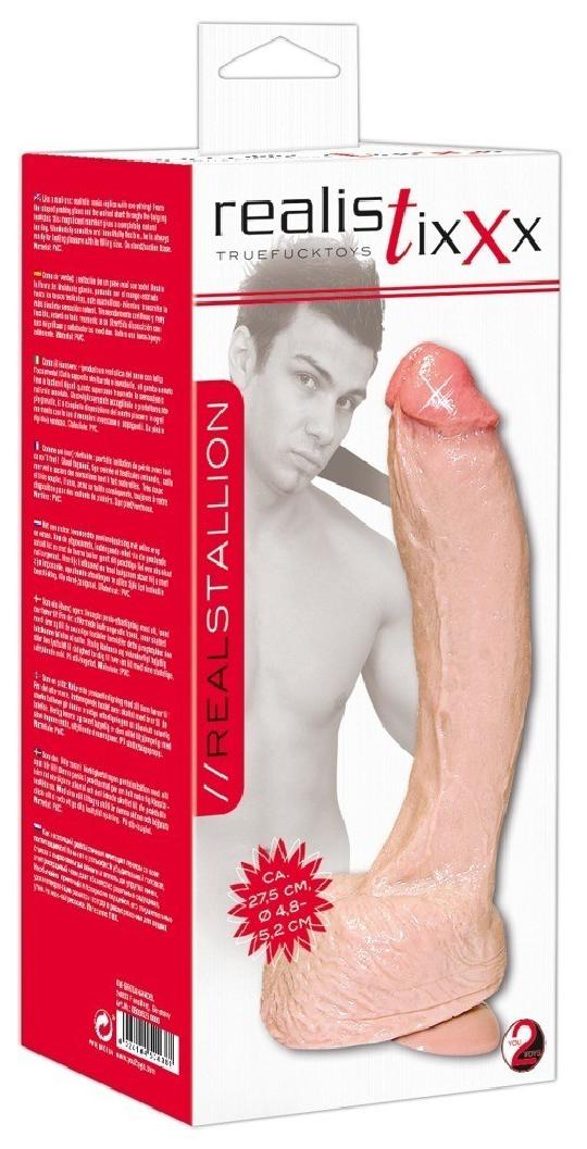 Fallo Maxi vaginale realistico con ventosa real big dildo 27,5