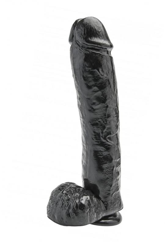 Dildo realistico Fallo Maxi Nero grande con ventosa the cock 11