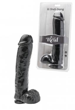 Dildo realistico Fallo Maxi Nero grande con ventosa the cock 11