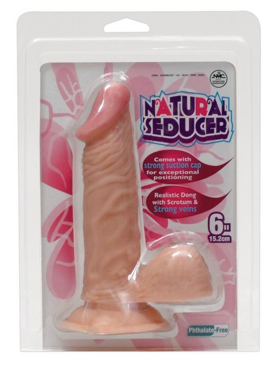 Dildo realistico con ventosa Naturral seducer fallo vaginale