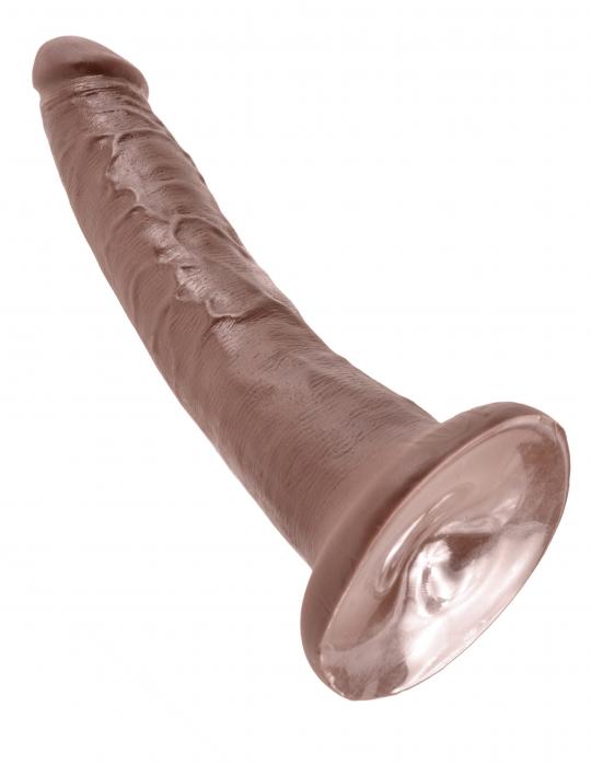 Fallo Realistico dildo king Cock Vaginale anale con ventosa 7 brown