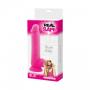 Dildo Fallo realistico Vaginale con testicoli  ventosa in silicone brush Pink 7,5