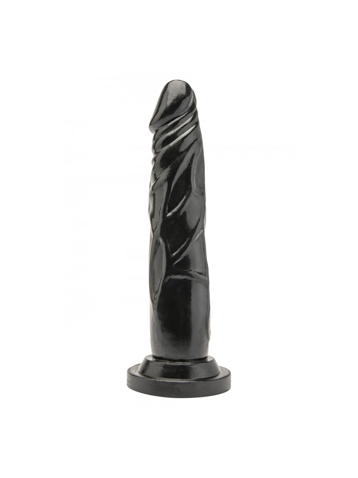 Fallo con ventosa realistico dildo vaginale nero cock 7