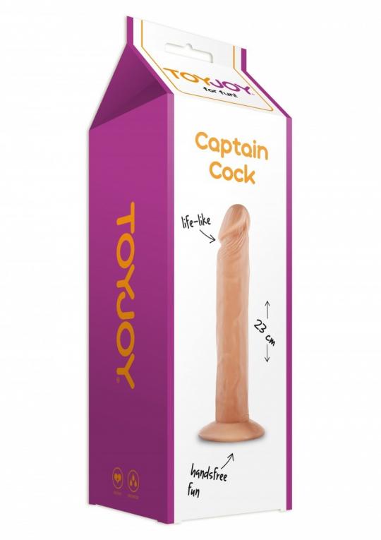 Fallo realistico dildo vaginale con ventosa cock 23 cm toy joy