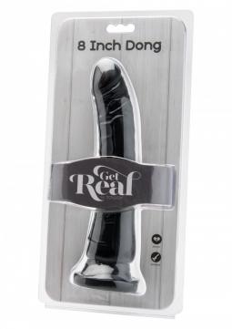 fallo realistico con ventosa dildo vaginale real nero 8 cock