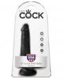 Fallo nero king cock dildo realistico vaginale con testicoli 6 cock