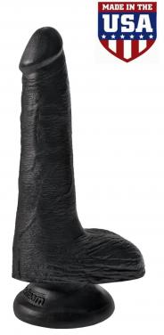 Fallo nero king cock dildo realistico vaginale con testicoli 6 cock