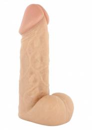 Fallo vaginale anale realistico dildo con testicoli se real 15 cm