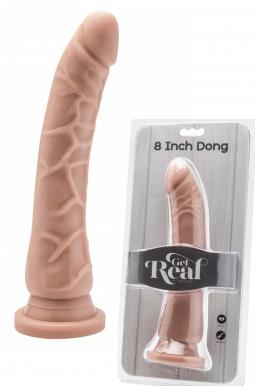 fallo dildo realistico con ventosa vaginale real 8 cock flesh sex toys