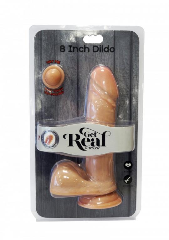 Fallo realistico vaginale con testicoli e ventosa dildo real sex toys