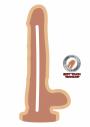 Fallo realistico vaginale con testicoli e ventosa dildo real sex toys