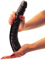 Fallo big maxi dildo grande realistico vaginale anale nero black morbido xxl