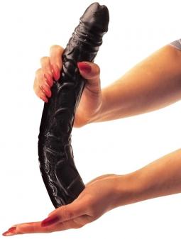 Fallo big maxi dildo grande realistico vaginale anale nero black morbido xxl