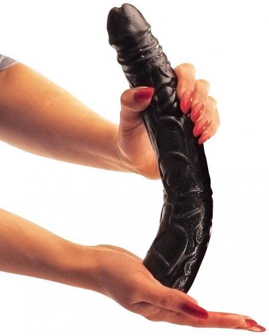 Fallo big maxi dildo grande realistico vaginale anale nero black morbido xxl