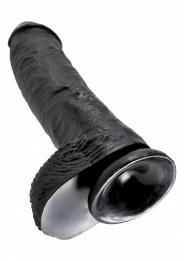 Fallo realistico vaginale black dildo nero maxi big xxl con ventosa morbido