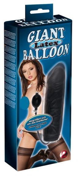 Fallo maxi realistico gonfiabile nero black big dildo vaginale anale xxl