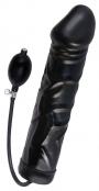 Fallo maxi realistico gonfiabile nero black big dildo vaginale anale xxl