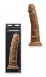 Fallo realistico con ventosa dildo vaginale 7 caramel inch morbido