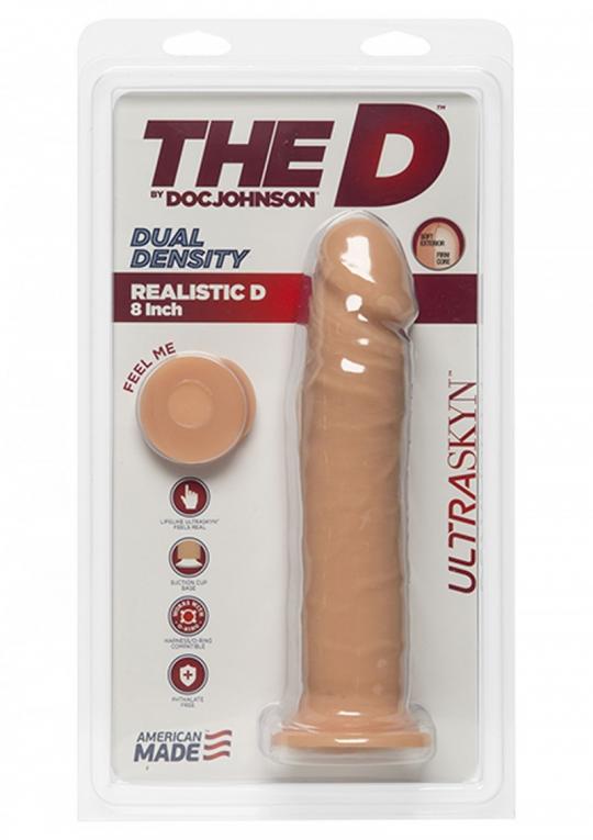 Fallo realistico dildo vaginale con ventosa the D vero pene regular