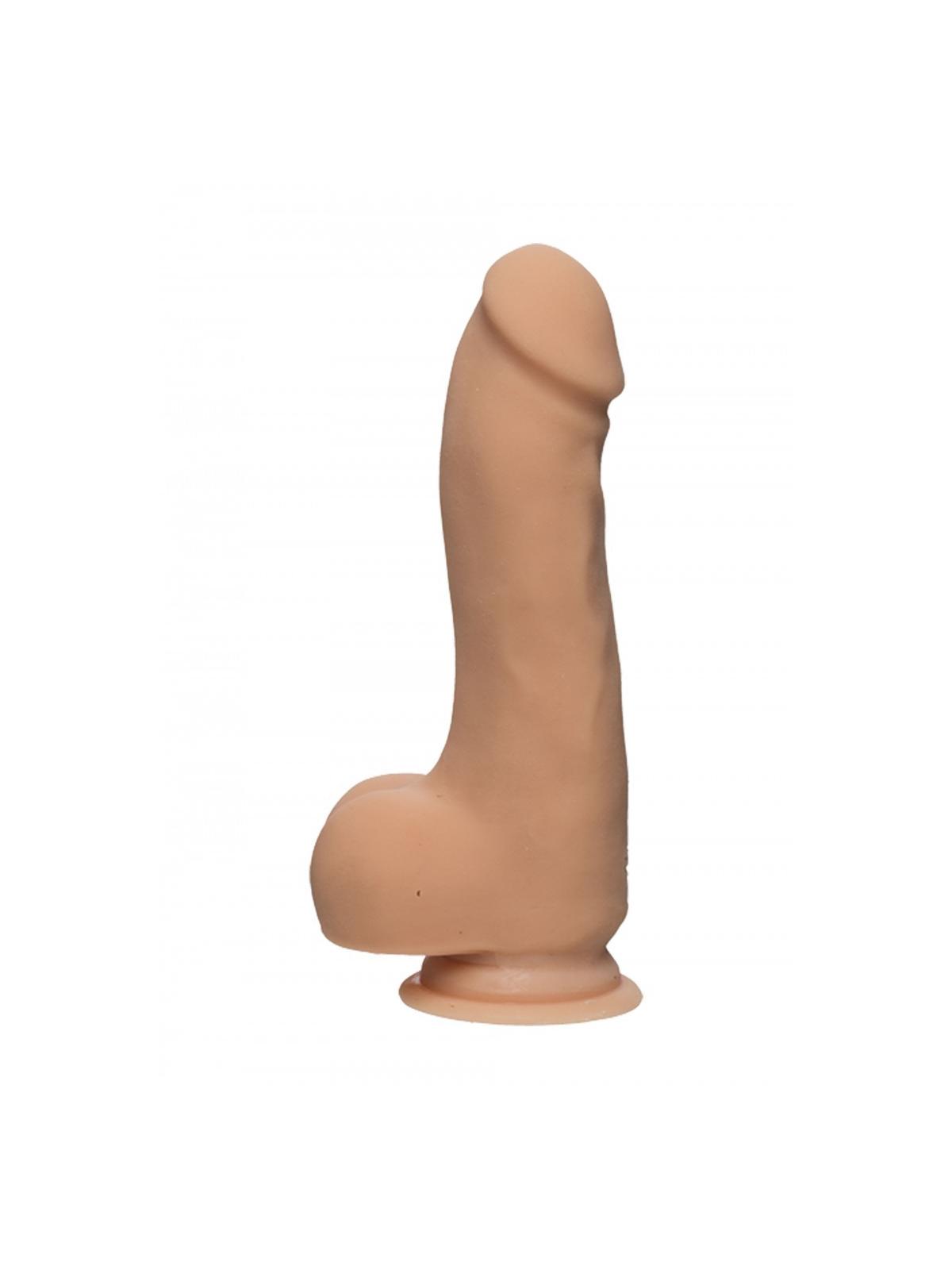 Fallo realistico the D dildo vaginale con ventosa pene morbido cock dual densiti