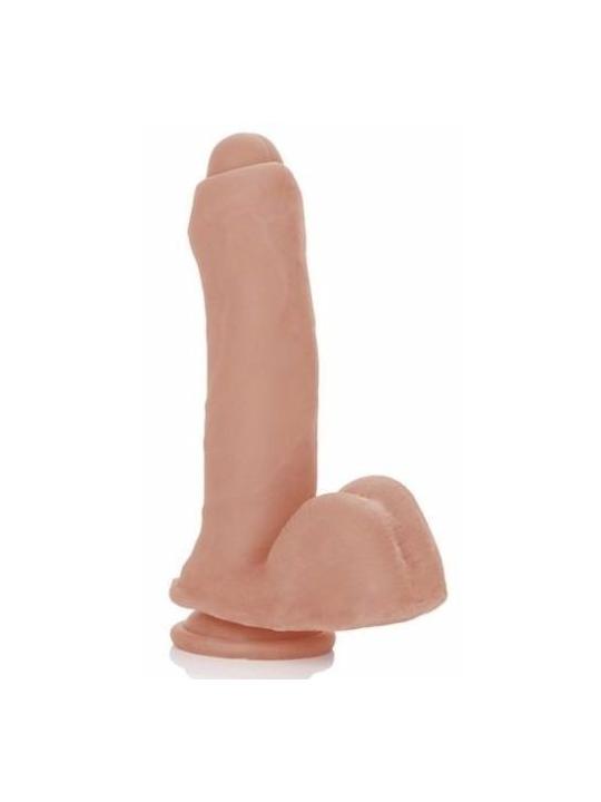 Fallo realistico con ventosa dildo vaginale anale con ventosa e testicoli sex toys