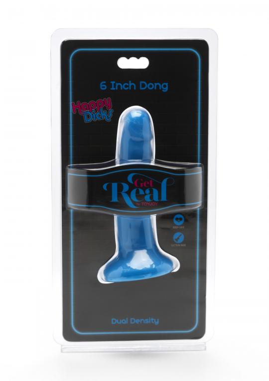 Fallo vaginale anale con ventosa get real dildo pene in silicone sex toys 6 slim