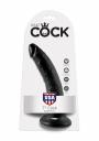 Fallo Realistico dildo nero king Cock Vaginale anale con ventosa 7 black