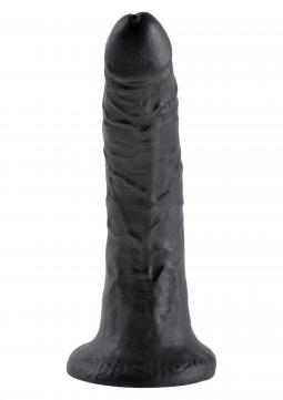 Fallo Realistico dildo nero king Cock Vaginale anale con ventosa 7 black