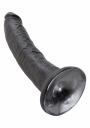 Fallo Realistico dildo nero king Cock Vaginale anale con ventosa 7 black