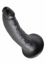 Fallo Realistico dildo nero king Cock Vaginale anale con ventosa 7 black