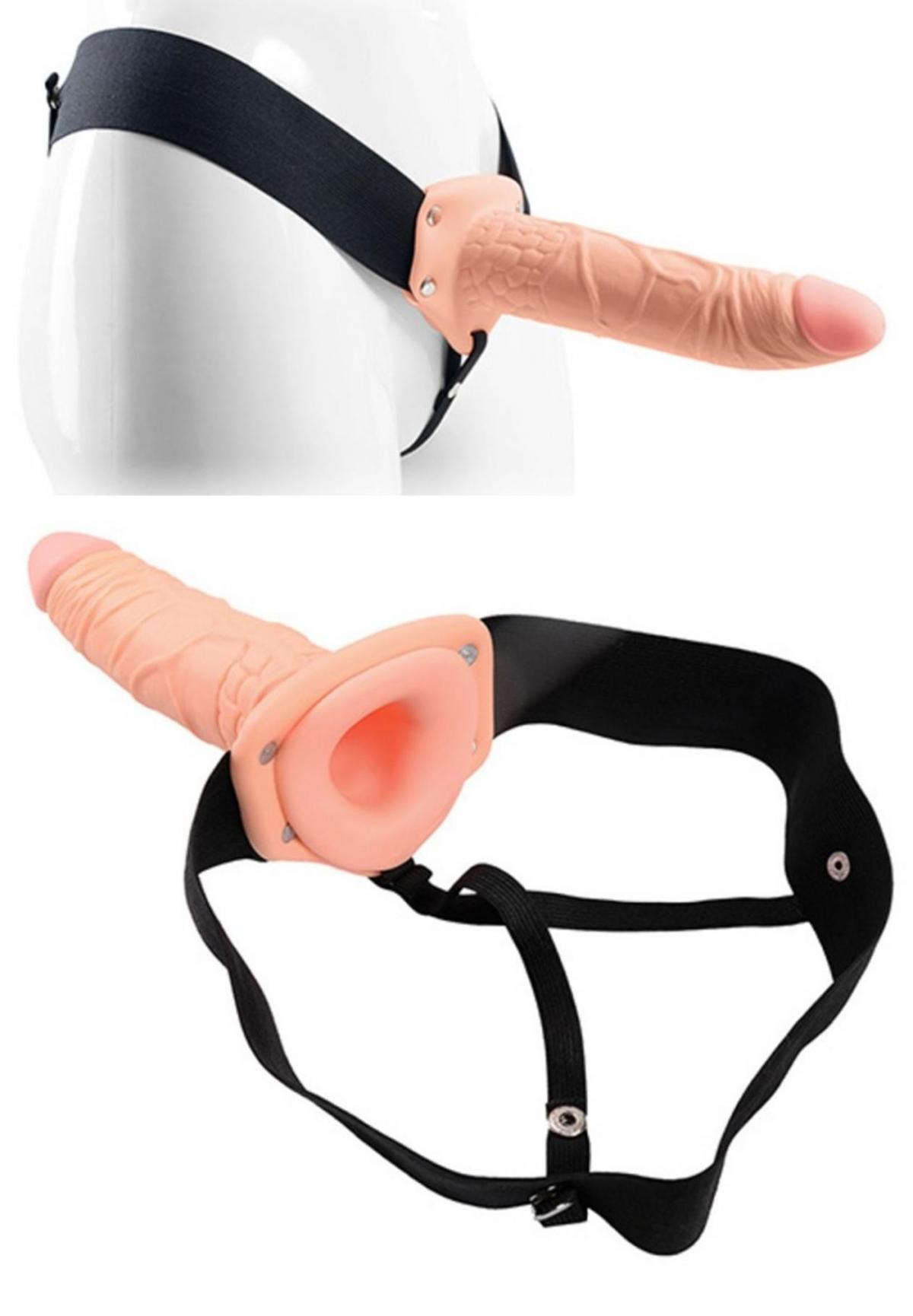 Fallo dildo indossabile strap on cavo Real Rapture 8 Flesh