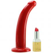 Fallo strap on indossabile vaginale anale dildo per punto G the red cock