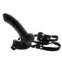 Fallo realistico indossabile strap on dildo nero vaginale anale black cock