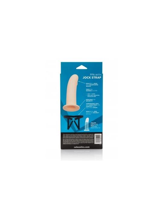 dildo indossabile guaina per pene Fallo realistico vaginale anale strap on prolunga fallica flesh