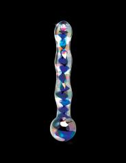 Dildo vaginale anale in vetro icicles no 8 massaggiatore intimo glass stimolatore  sex toy