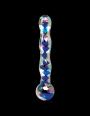 Dildo vaginale anale in vetro icicles no 8 massaggiatore intimo glass stimolatore  sex toy