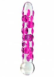 fallo in vetro vaginale anale glass dildo icicles no 7 sex toys massaggiatore stimolatore