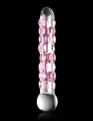 fallo in vetro vaginale anale glass dildo icicles no 7 sex toys massaggiatore stimolatore