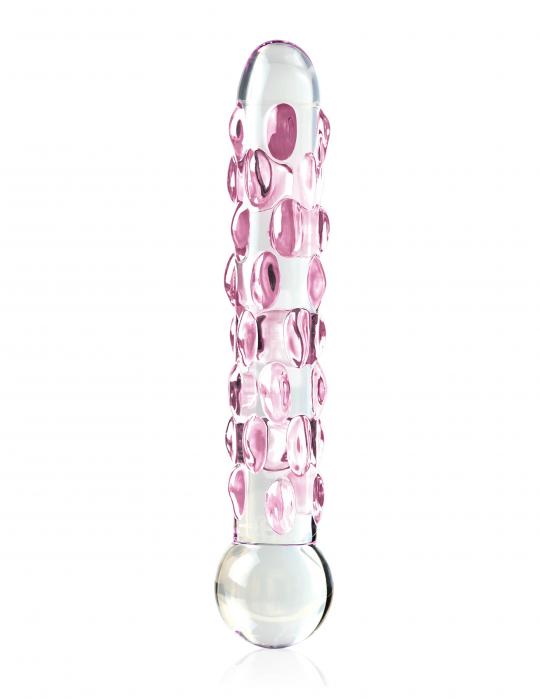 fallo in vetro vaginale anale glass dildo icicles no 7 sex toys massaggiatore stimolatore