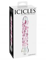 fallo in vetro vaginale anale glass dildo icicles no 7 sex toys massaggiatore stimolatore