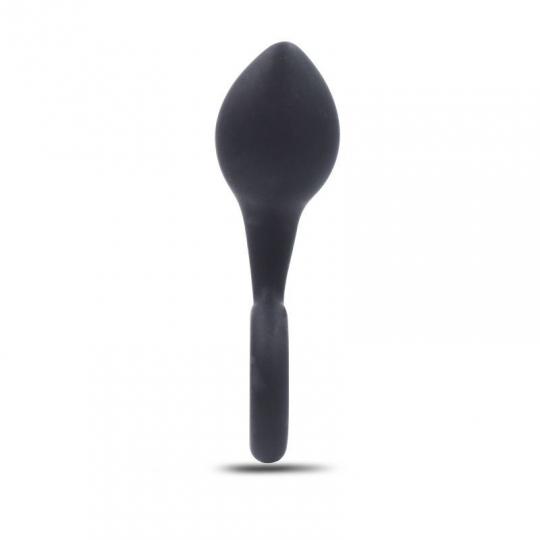 Plug anale dildo nero in silicone the black baloon fallo stimolatore butt