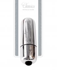 Mini vibratore vaginale per clitoride Bullet classic Silver