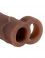 Guaina indossabile fantasy x-tensions perfect 2 extension with balls strap brown