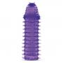 Guaina fallica indossabile per pene prolunga stretchy extension purple