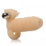 Guaina fallica indossabile anello fallico vibrante prolunga per il pene 4 Way Arouser Beaver