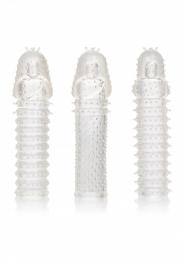 kit guaina fallica prolunga per il pene indossabile set 3 pz sex toys cock Extension